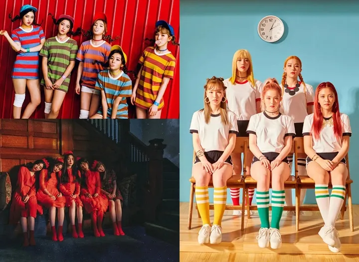 Red Velvet Dapat Konsep Kontras dari SM Sebelum dan Sesudah Min Hee Jin Hengkang