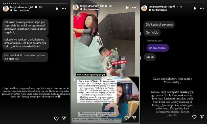 Tengku Dewi Meradang Anak Dimanfaatkan Andrew Andika