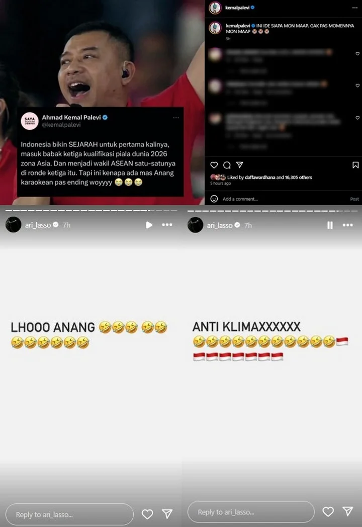 Anang Hermansyah Dirujak Gegara Tampil di Laga Timnas Indonesia