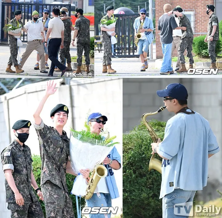 Aksi Tak Terduga RM BTS kala Sambut Kepulangan Jin dari Wamil Bikin Gemas