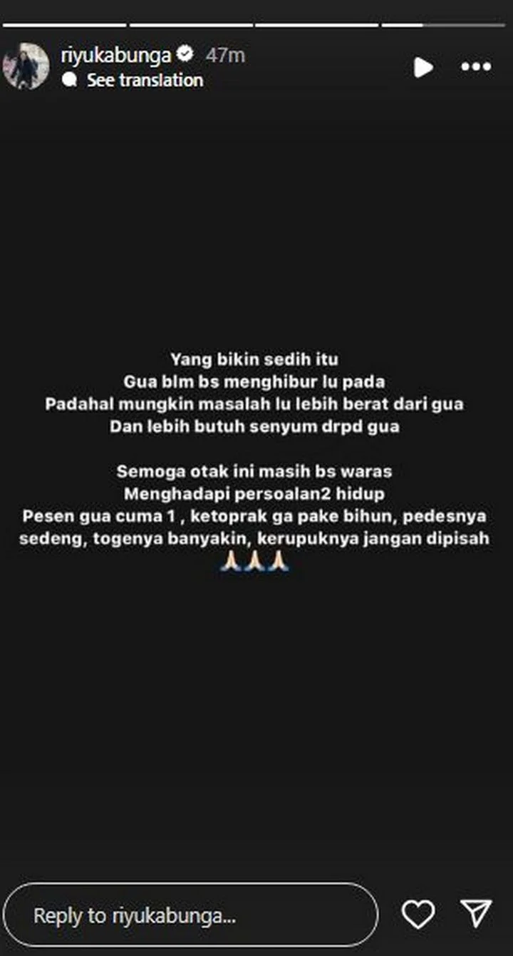 Riyuka Bunga Ungkap Bagian Paling Sedih pasca Bongkar Skandal Suami
