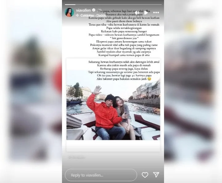 Via Vallen Kenang Mendiang Ayah Jelang Hari Raya Idul Adha