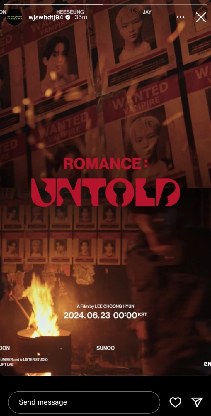 Jeon Jong Seo Dicurigai Muncul dalam Film Pendek ENHYPEN \'Romance: Untold\'