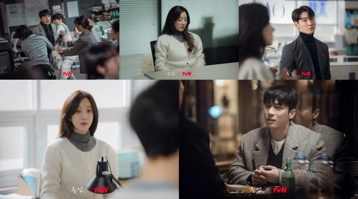 Jung Ryeo Won Menangis usai Skandal Guru Murid Bareng Wi Ha Joon Terungkap di \'The Midnight Romance in Hagwon\'
