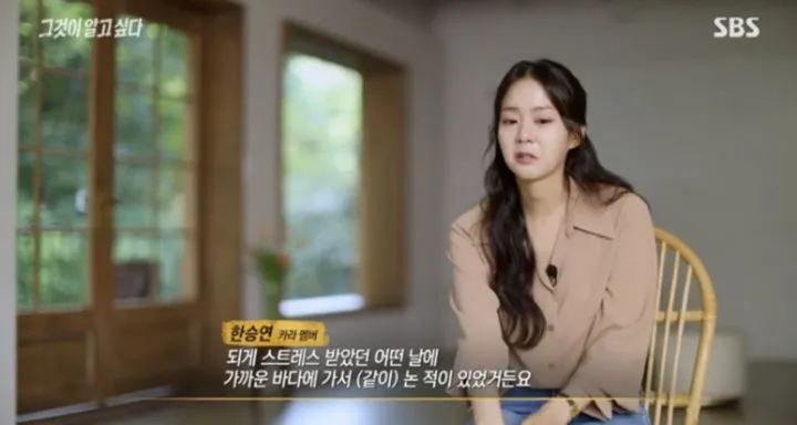 Han Seung Yeon KARA Berlinang Air Mata Ingin Balik ke Hari Terbaik dengan Goo Hara