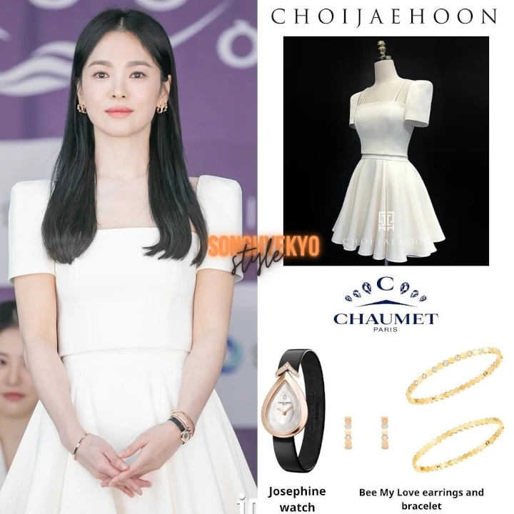 Mini Dress Song Hye Kyo Terungkap Buatan Desainer Gaun Pengantin