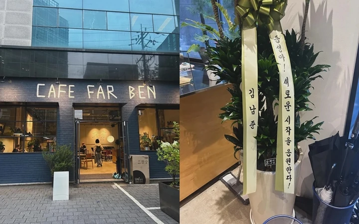 RM BTS Dukung Bisnis Cafe Baru Sang Adik