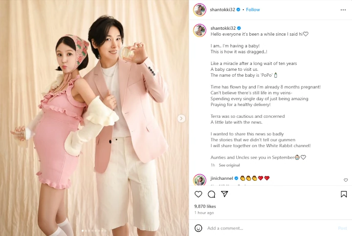 Istri Sungmin Super Junior Tampil Seksi Umbar Baby Bump saat Umumkan Hamil