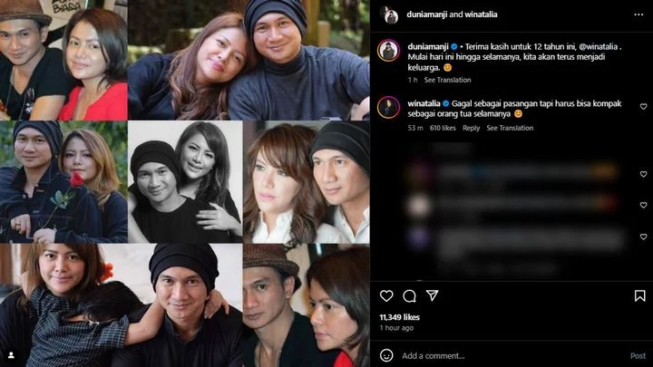 Anji dan Wina Natalia Resmi Cerai