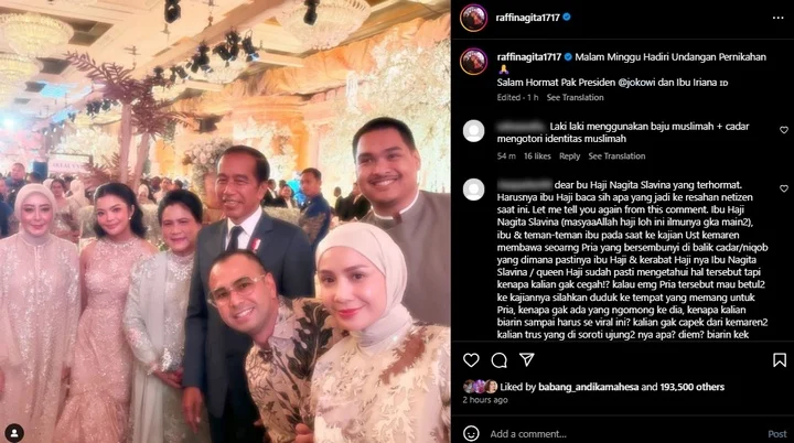 Nagita Slavina Ikut Kena Imbas Soal Cadar Wanda Hara