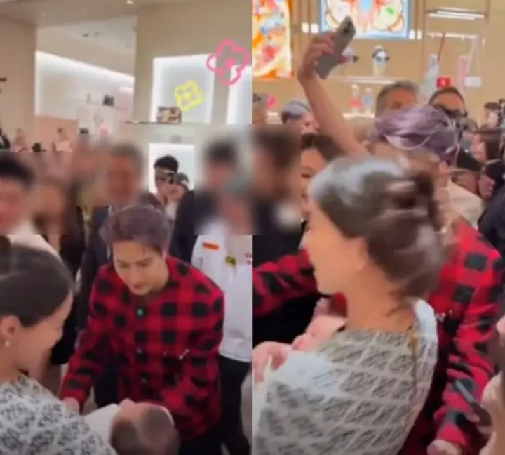 Jackson GOT7 Lindungi Bayi di Tengah Desak-desakan Fans