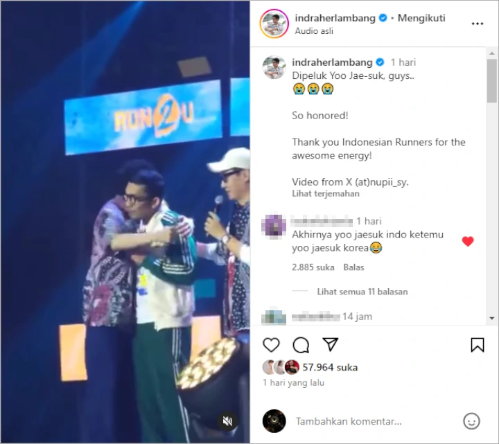 Yoo Jae Suk cs Hadiri Fanmeeting \'Running Man\' Jakarta