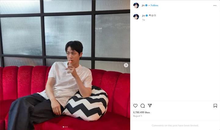 Jin BTS Ngaku Khawatir Pemotretan Pakai Brand Gucci