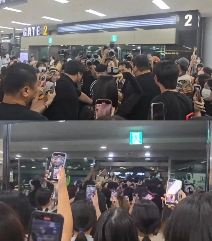 Ahyeon BABYMONSTER Ubah Bandara Jadi Runway Setibanya di Korea