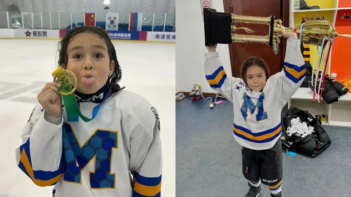William Putra Sam Hammington Menang Ice Hockey usai Kalahkan Tim Tiongkok