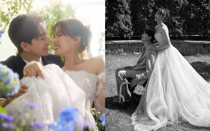 Song Ji Eun dan Park We Rilis Foto Prewedding Cantik Jelang Hari H Nikah