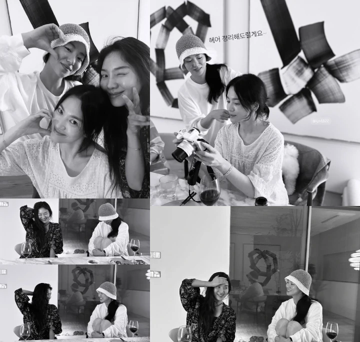 Song Hye Kyo, Jeon Yeo Bin, dan Choi Hee Seo Tunjukkan Keakraban saat Nongkrong Cantik