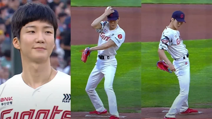 Lee Seung Hoon WINNER Dikritik Fans Bisbol saat Lakukan First Pitch