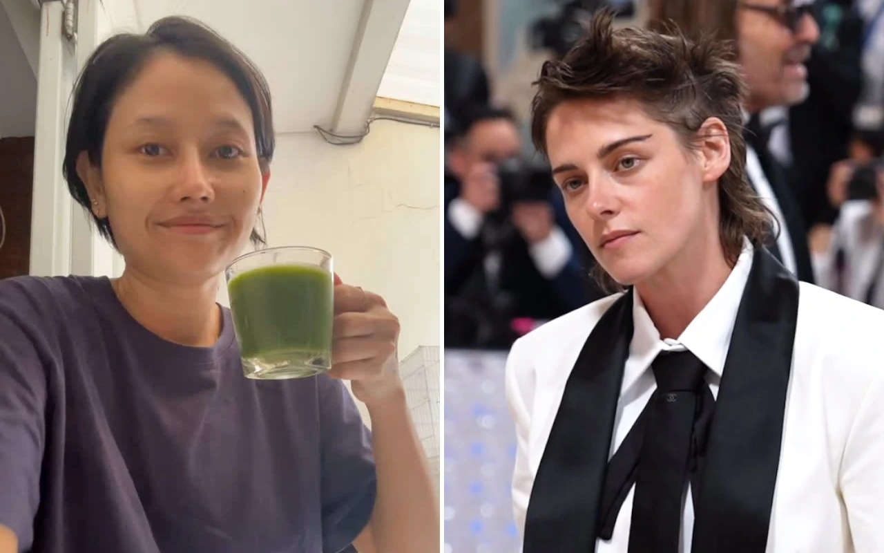Riyuka Bunga Dipuji Slay Mirip Kristen Stewart usai Potong Rambut Nyaris Bondol