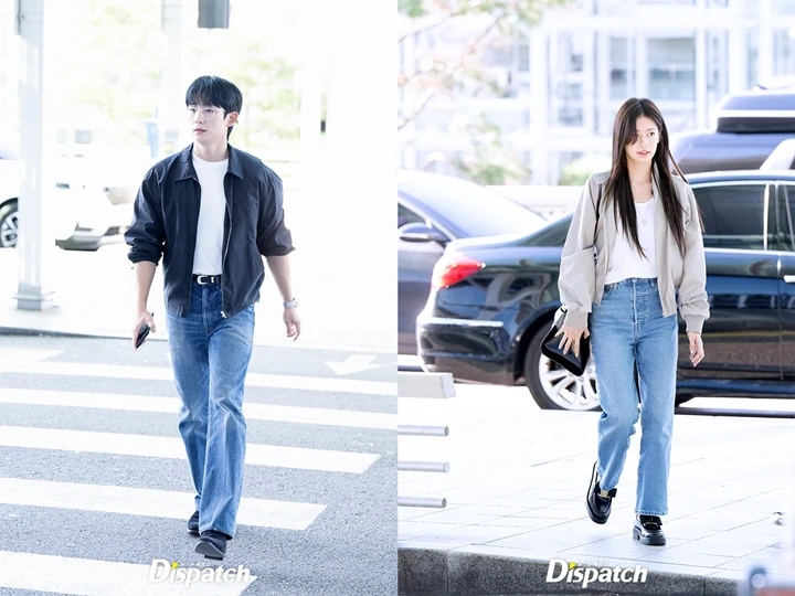 Jung Hae In & Jung So Min Pakai Outfit Serasi saat OTW ke Bali