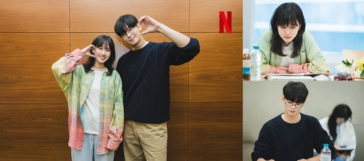 Beda Tinggi Cha Eunwoo & Park Eun Bin di Sesi Baca Naskah \'The WONDERfools\' Curi Fokus