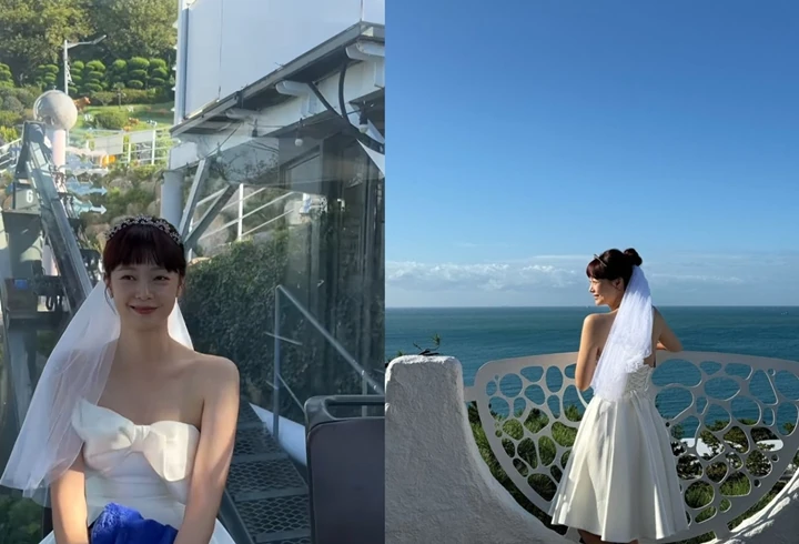 Jeon So Min Umbar Potret Pakai Gaun Pengantin Seksi