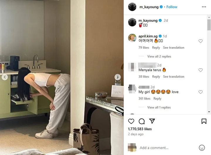 Potret Moon Ga Young di Dapur Paling Curi Fokus saat Pamer Body Goals
