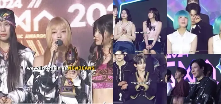 Pidato Nyesek NewJeans di KGMA 2024 Buat Para Idol Mewek