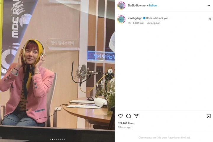 G-Dragon BIGBANG Buru Pelaku yang Terang-terangan Stalking Kehidupannya