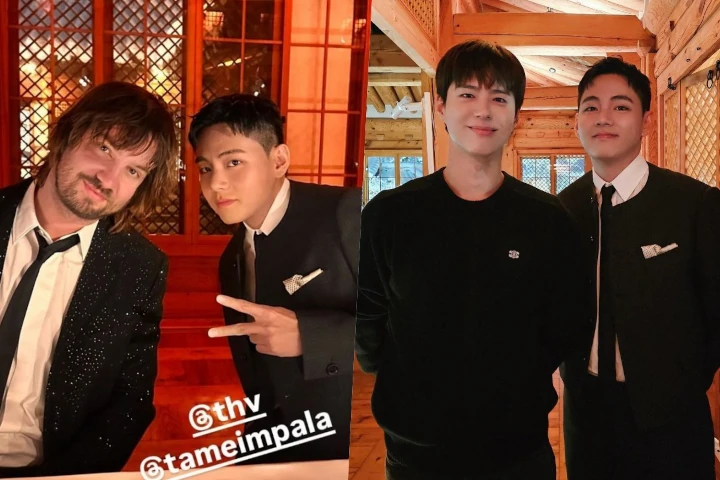 Kemunculan V BTS di Pesta Celine saat Wamil Tuai Beragam Reaksi