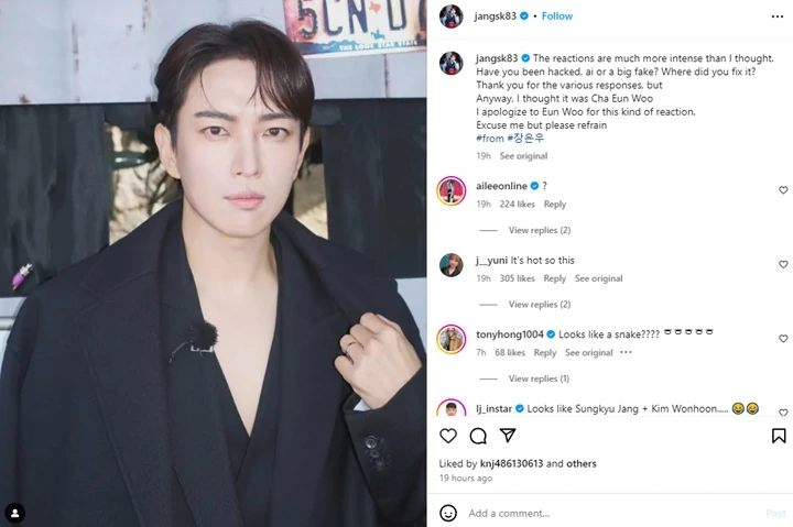 Jang Sung Kyu Minta Maaf ke Cha Eunwoo usai Visual Keduanya Disebut Mirip