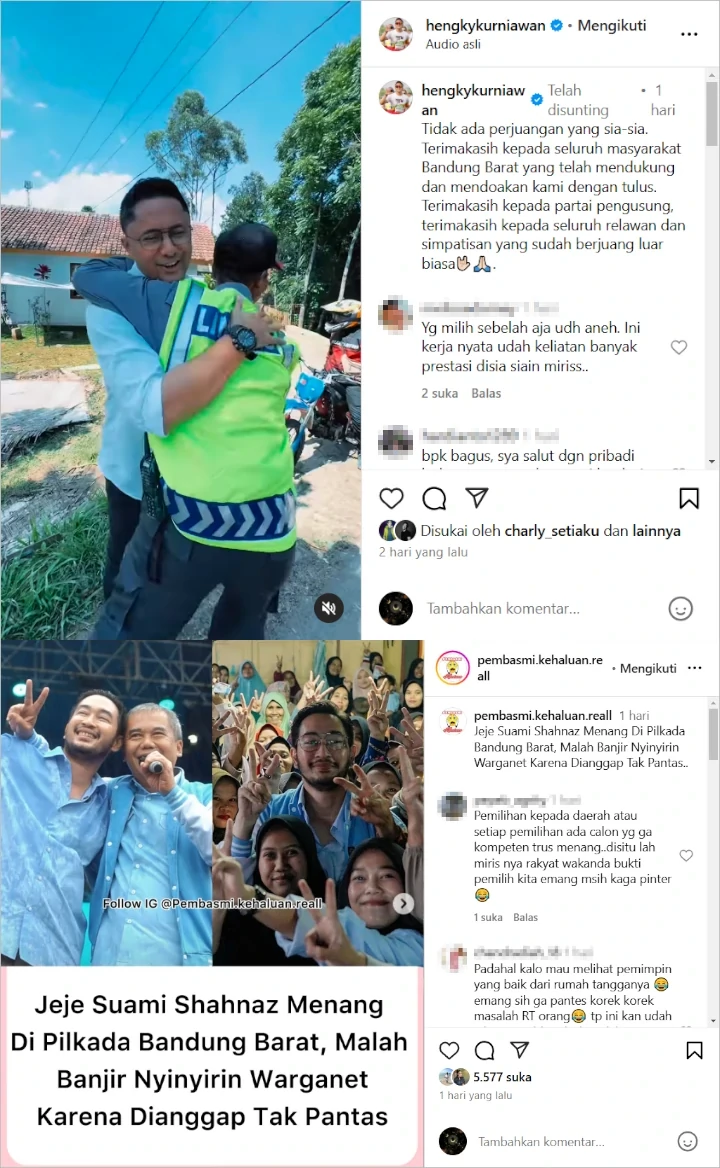 Hengky Kurniawan Ngumpul Bareng Warga, Putri Cut Tari Menang Gadis Sampul 2024- Topik Pagi