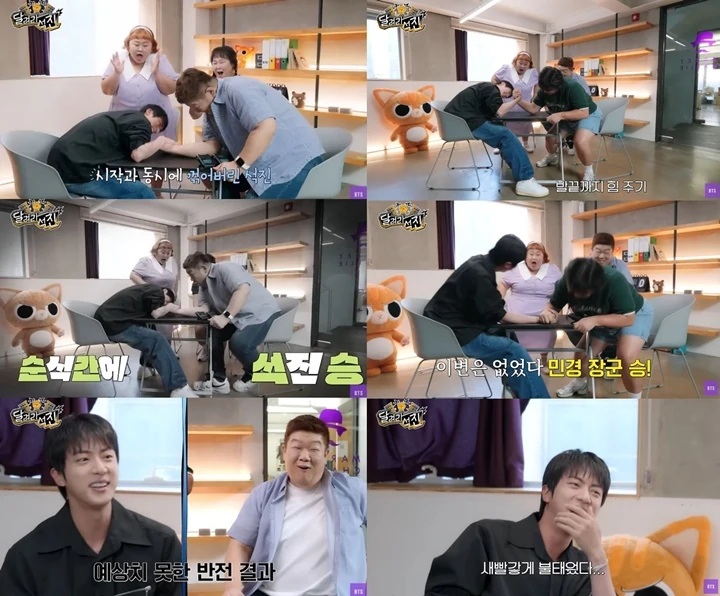 Jin BTS Kejutkan Fans dengan Kekuatan Tak Terduga saat Adu Panco