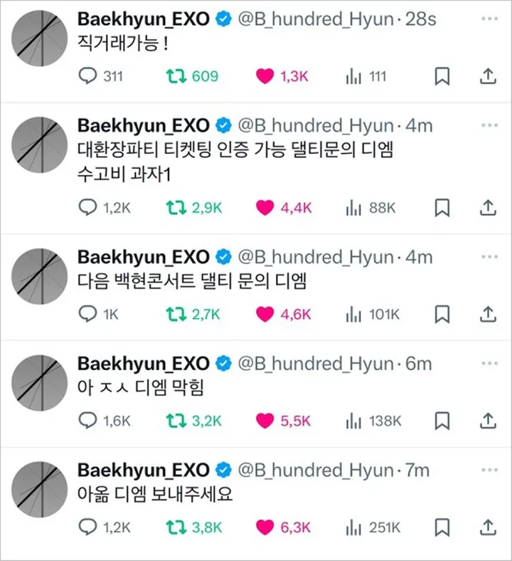 Kocaknya Baekhyun EXO Malah Open Jastip Tiket Fanmeeting Sendiri