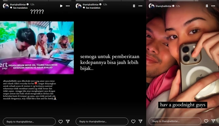 Thariq Halilintar Kuak Attitude Aisar Khaled usai Dituduh Belum Move On dari Fuji An