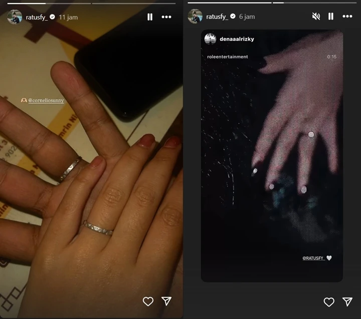 Ratu Sofya Pamer Cincin di Jari Manis