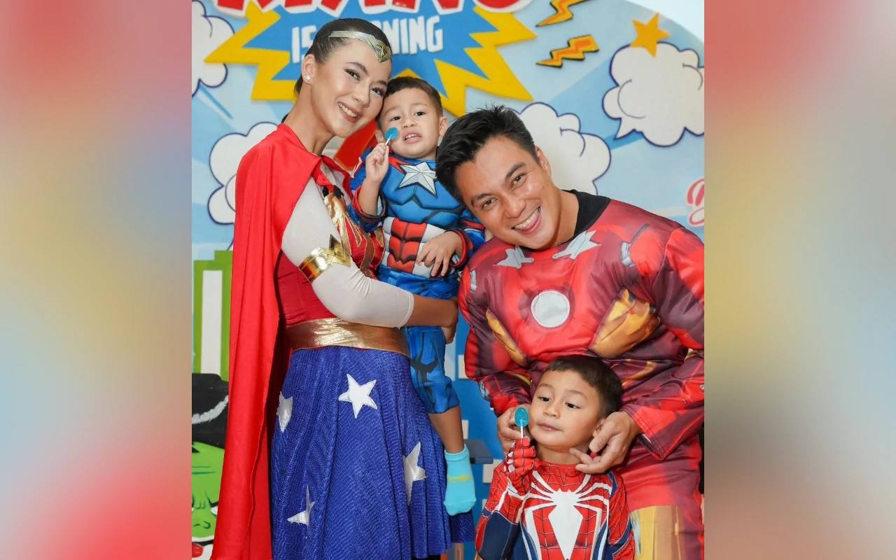 Baim Wong Mendadak Posting Momen Kiano dan Kenzo Video Call Bareng Paula Verhoeven