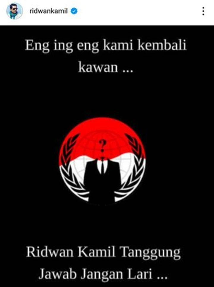 Instagram @ridwankamil