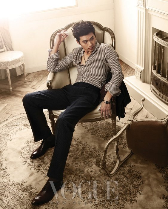 Gambar Foto Pose Hyun Bin di Majalah Vogue edisi Maret 2011