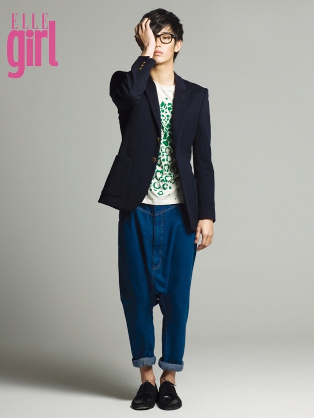 Gambar Foto Kim Soo Hyun untuk Majalah Elle Girl