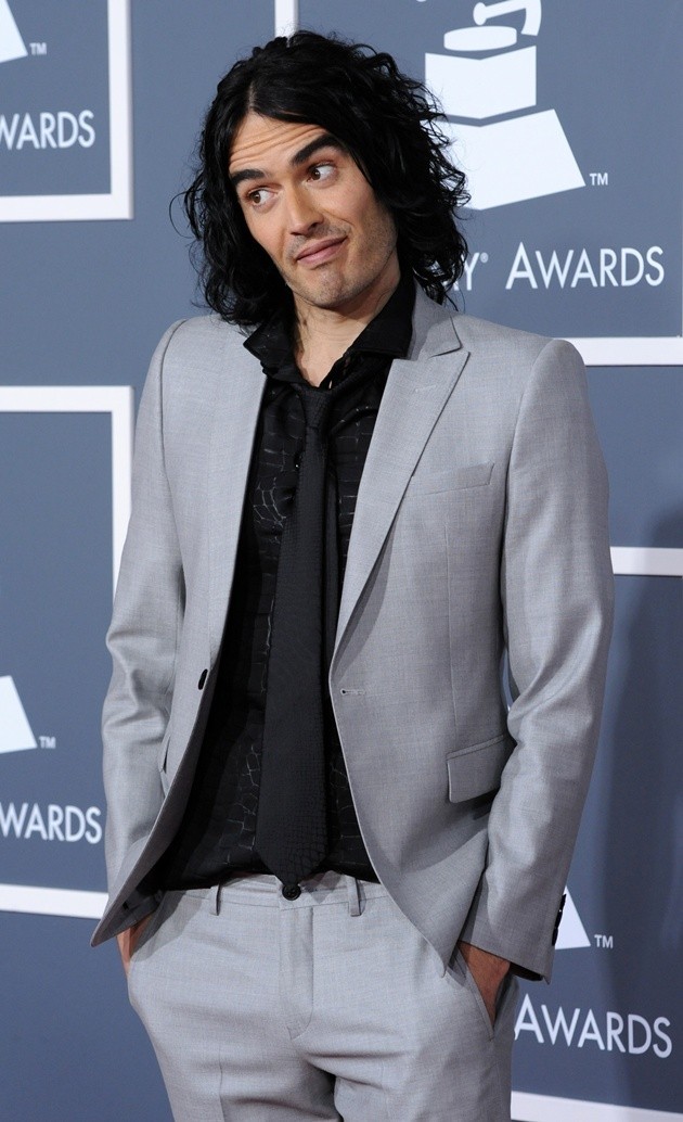 Gambar Foto Russell Brand di Acara Grammy Awards