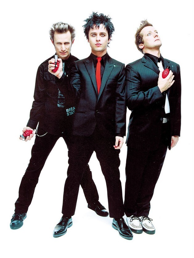 Gambar Foto Green Day Ternekal dengan Lagunya 'American Idiot'