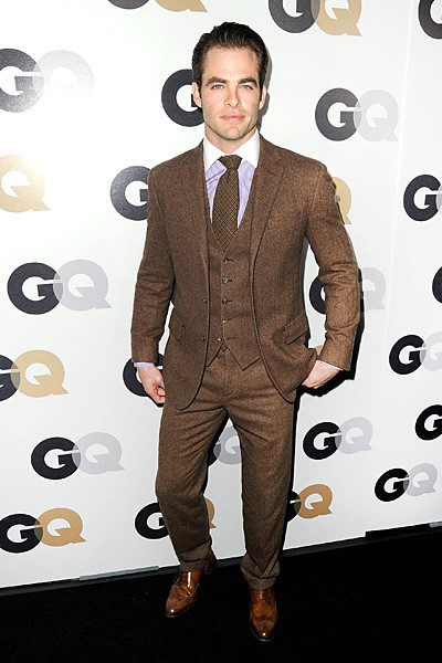 Gambar Foto Chris Pine di Annual GQ 'Men Of The Year' Party