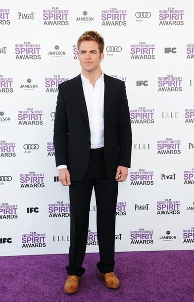 Gambar Foto Chris Pine di Film Independent Spirit Awards 2012