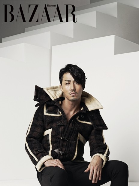 Gambar Foto Cha Seung Won di Majalah Harper's Bazaar Edisi September 2011