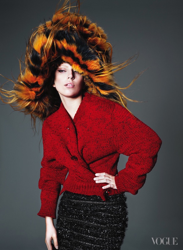 Gambar Foto Photoshoot Lady GaGa untuk Majalah Vogue Edisi September 2012