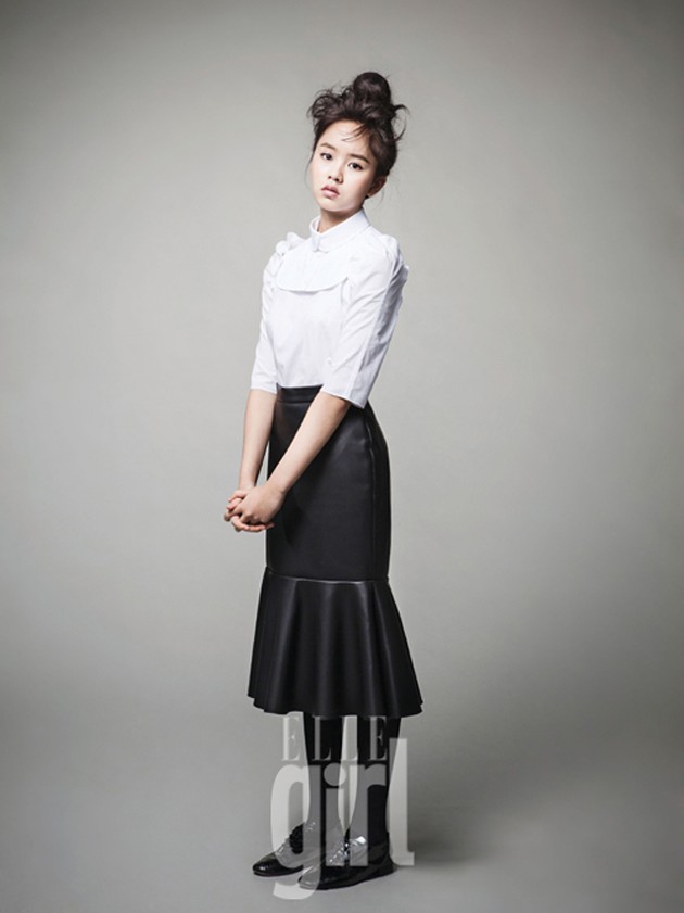 Gambar Foto Kim So Hyun di Majalah Elle Girl Edisi Januari 2013