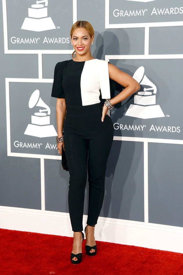 Gambar Foto Beyonce Knowles di Red Carpet Grammy Awards 2013
