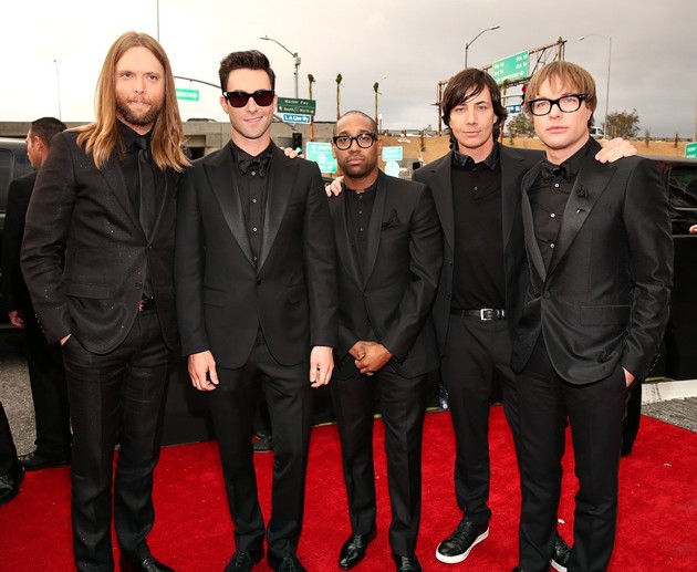 Gambar Foto Maroon 5 di Red Carpet Grammy Awards 2013