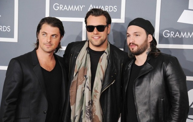 Gambar Foto Swedish House Mafia di Red Carpet Grammy Awards 2013